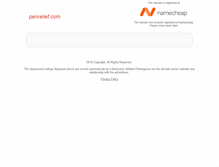 Tablet Screenshot of penrelief.com